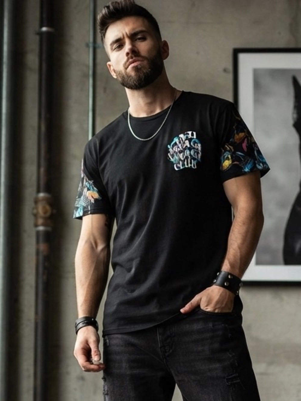 Fresh Laundry Anti Savage Savage Club Dobermann Pincher L Graphic Tee